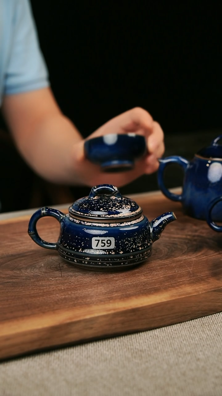 瓷片钧瓷茶器茶壶759