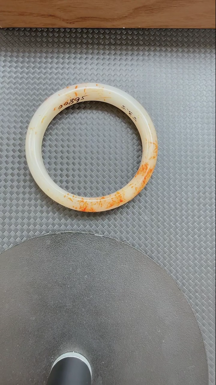 和田玉手镯未镶嵌118手镯圈口53.5