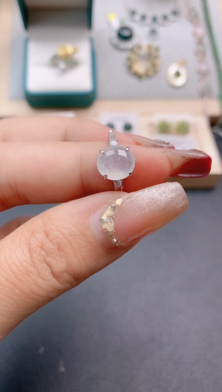 【闪购商品】翡翠戒指银S925镶嵌11111111111