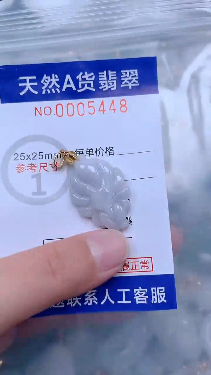 翡翠未镶嵌吊坠(不含链)1