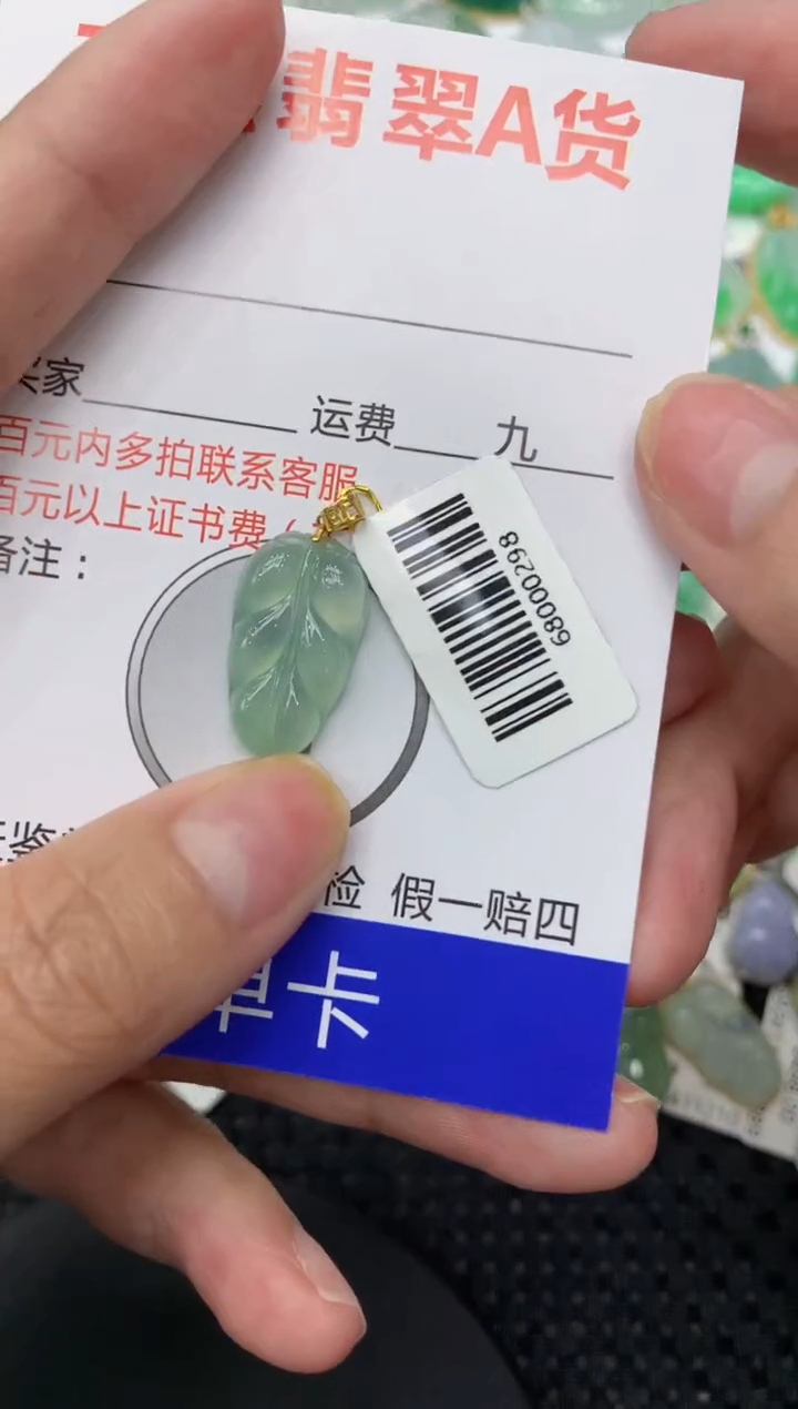 【闪购商品】翡翠颈饰18K金镶嵌111111111
