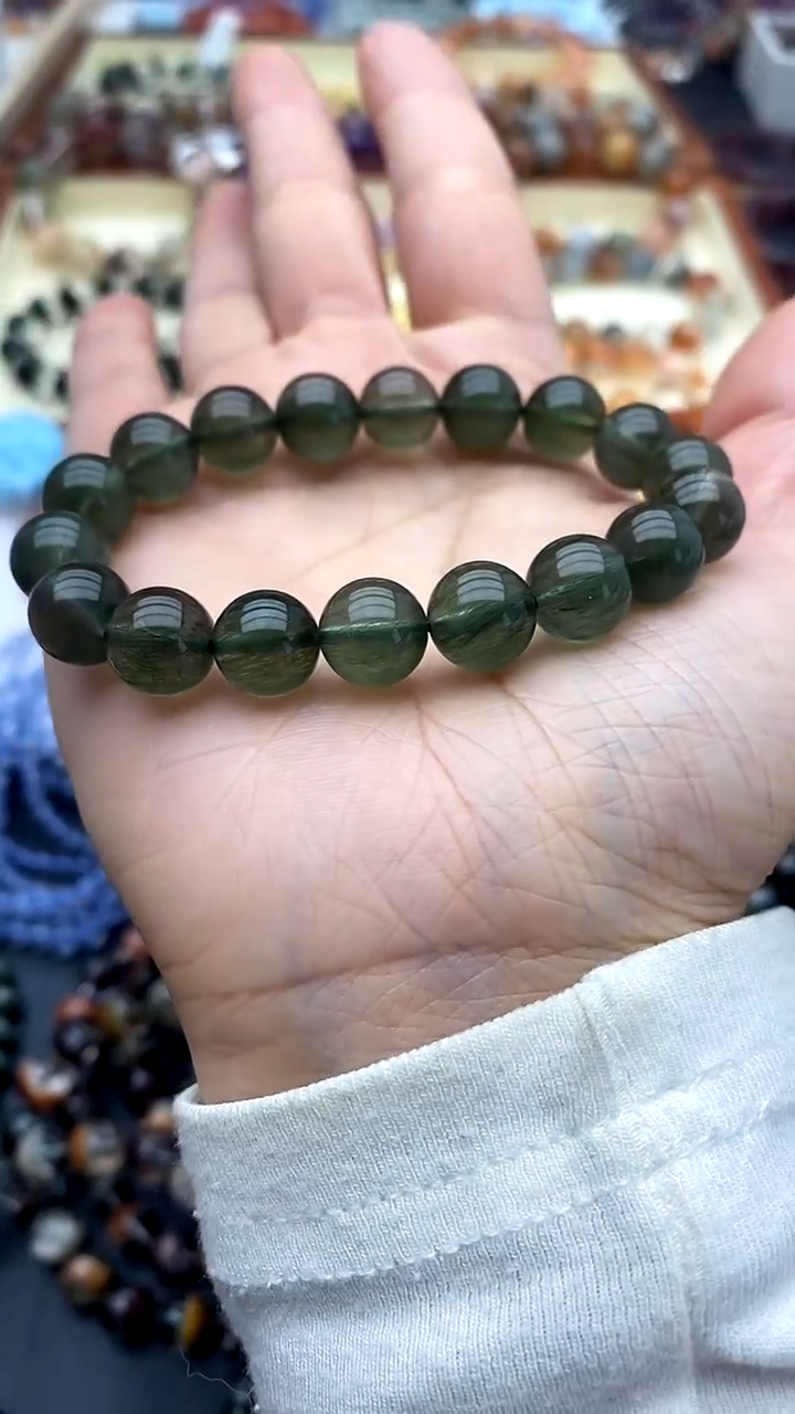 【闪购商品】发晶手链未镶嵌绿发晶