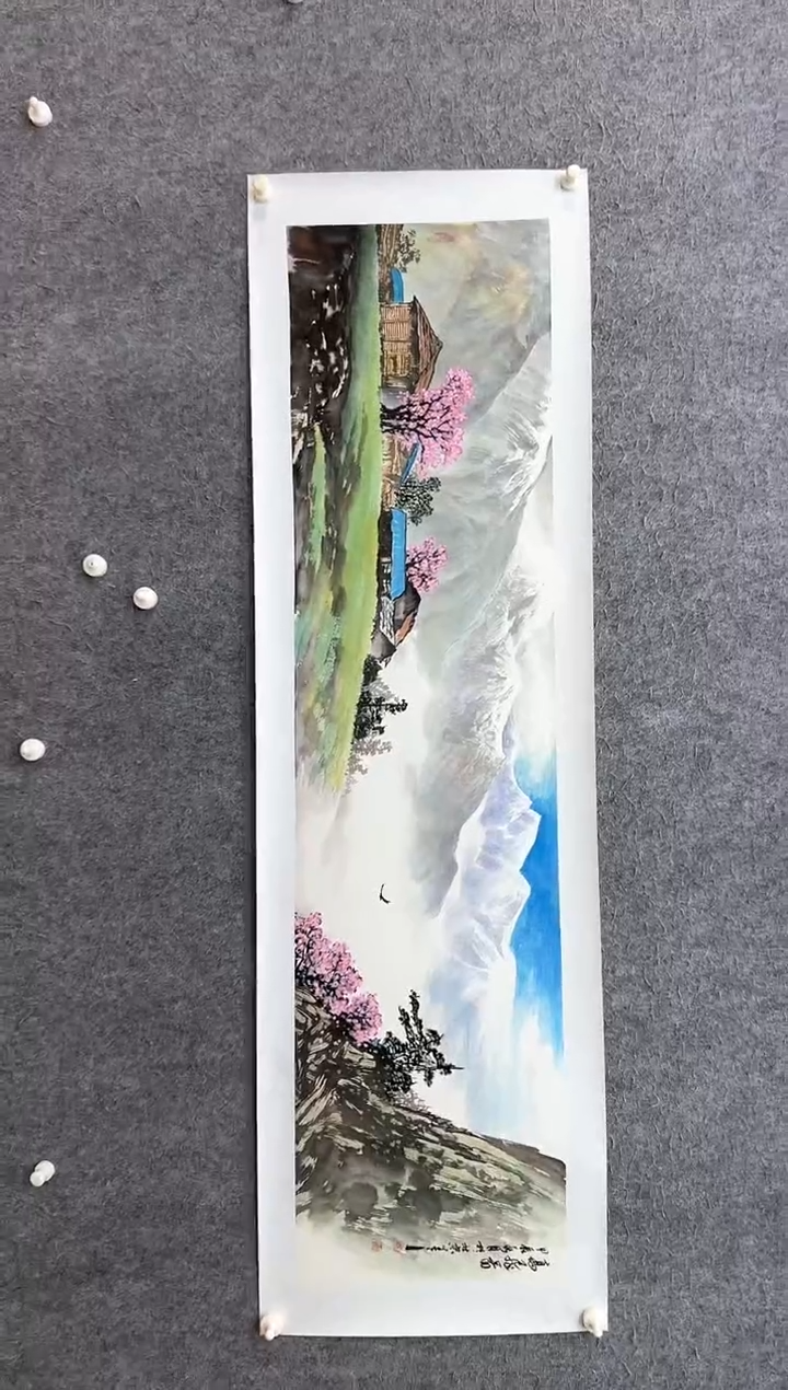 国画ST-DSZ山水绘画作品
