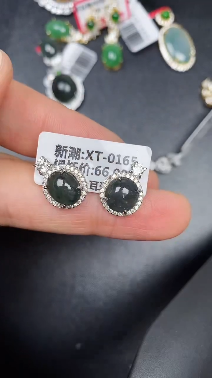 银S925镶嵌戒指翡翠1930