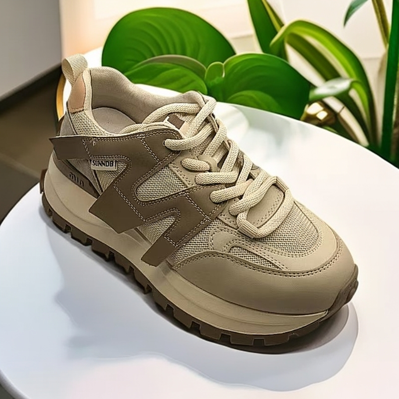 轩美诗2024秋季新款超火德迅鞋圆头厚底时尚百搭减龄6825女舒适