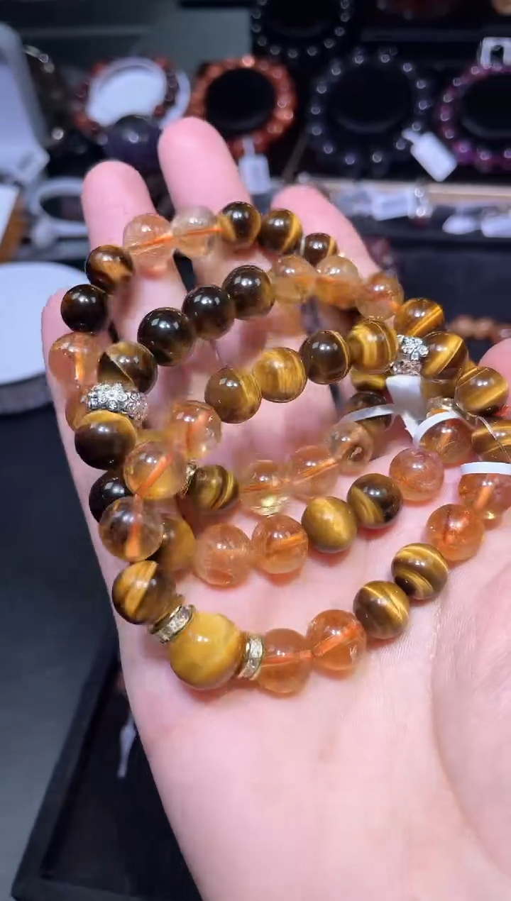 【闪购商品】木变石手链未镶嵌虎眼石单圈A10（多样性发其一）