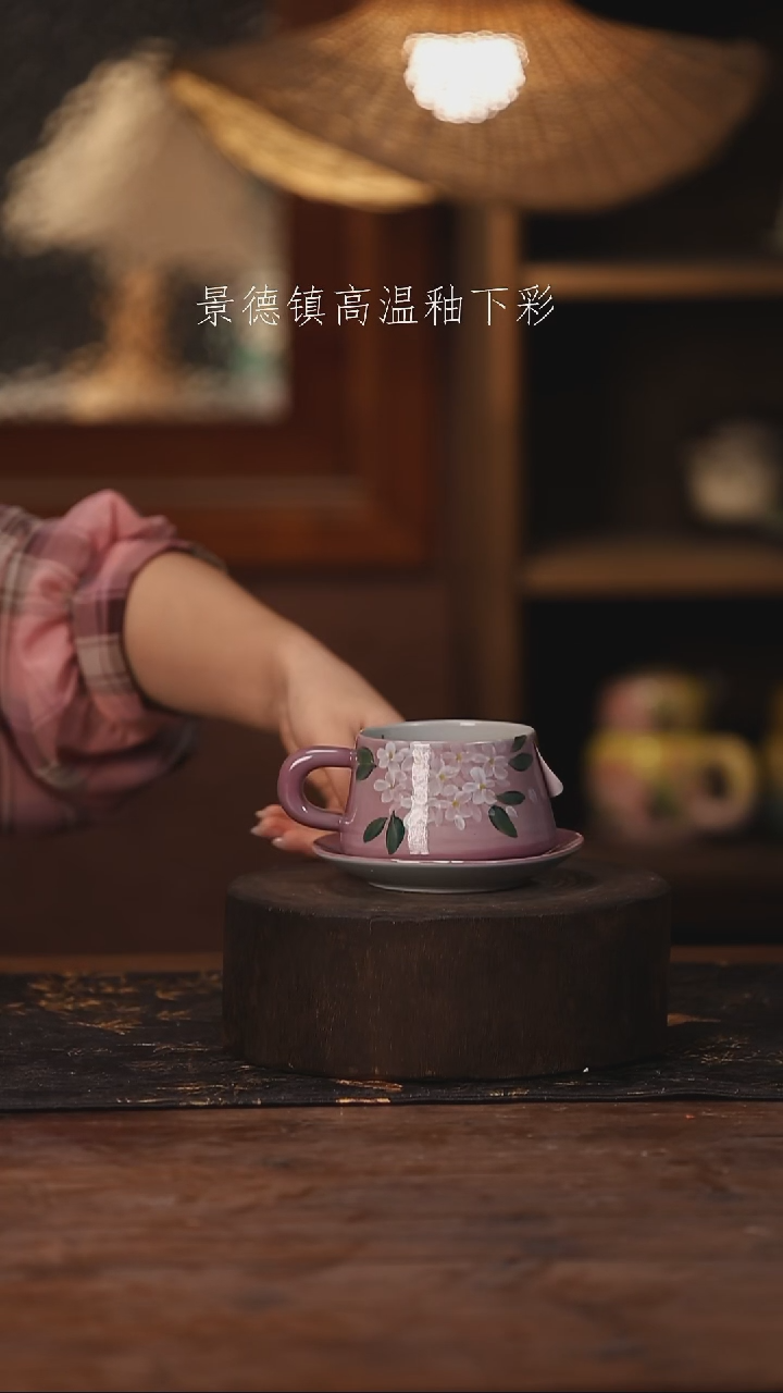 陶瓷景德镇高温釉下手绘陶瓷478