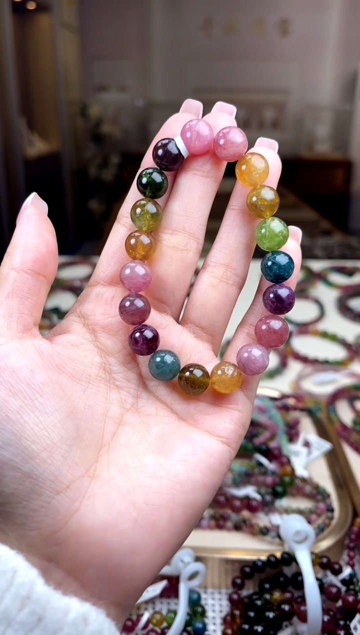 【闪购商品】碧玺/未镶嵌10mm+碧玺单圈多样性发货