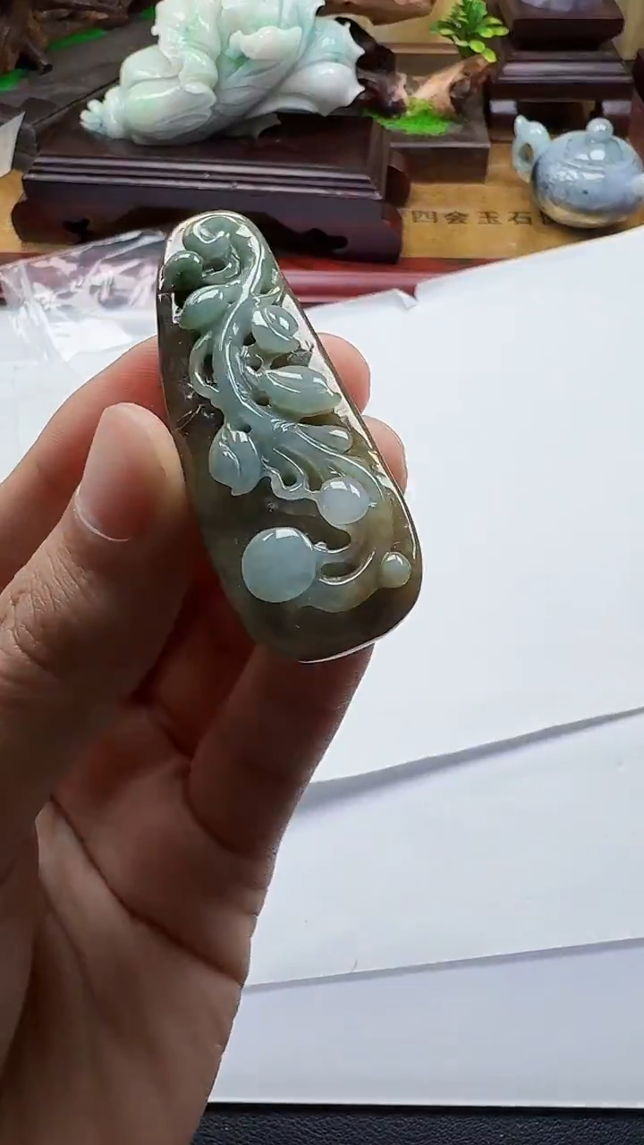 吊坠(不含链)未镶嵌翡翠1