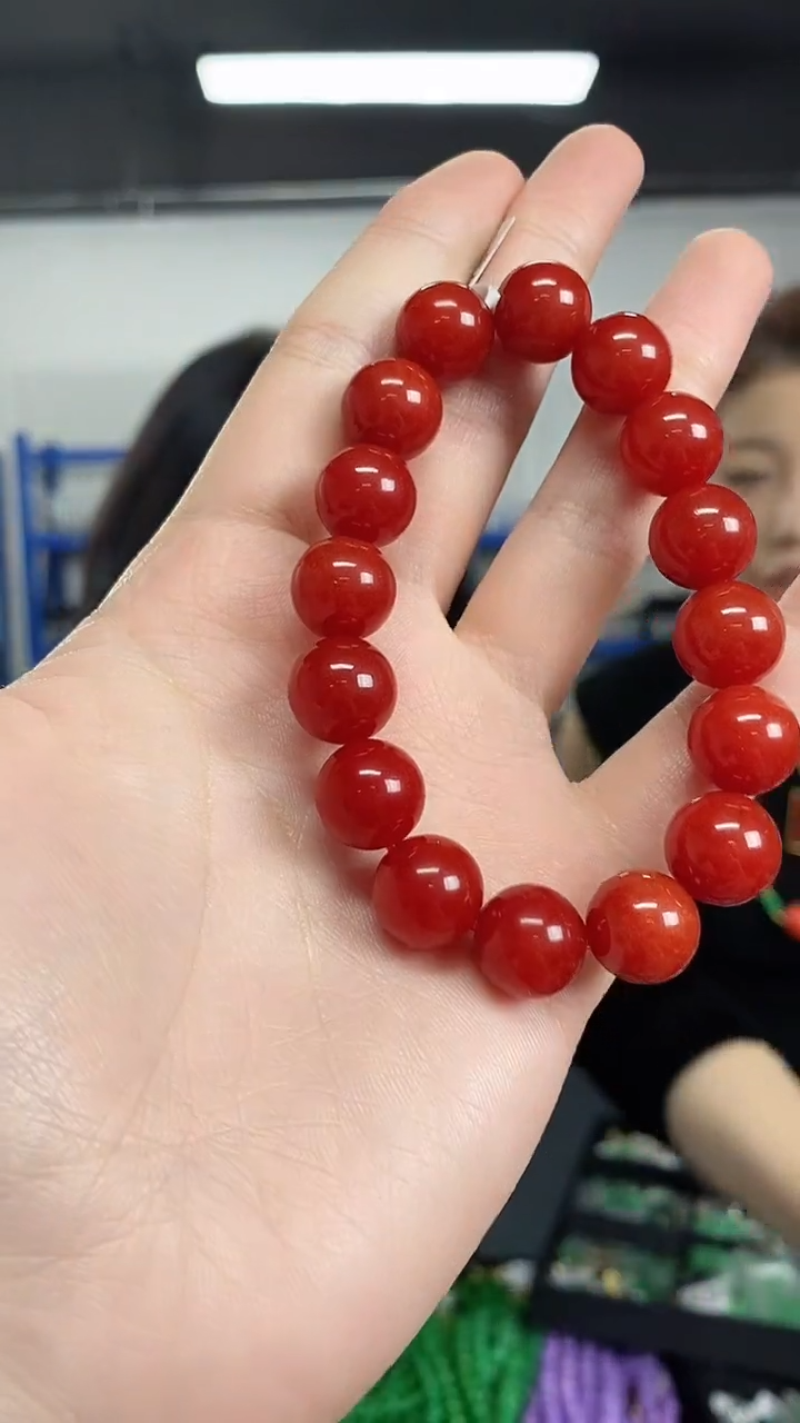 未镶嵌手串南红玛瑙闪购链接 多样性发其一颜色微差