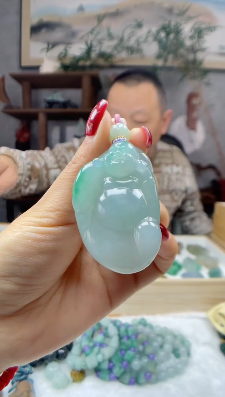 【闪购商品】定制翡翠未镶嵌佛公