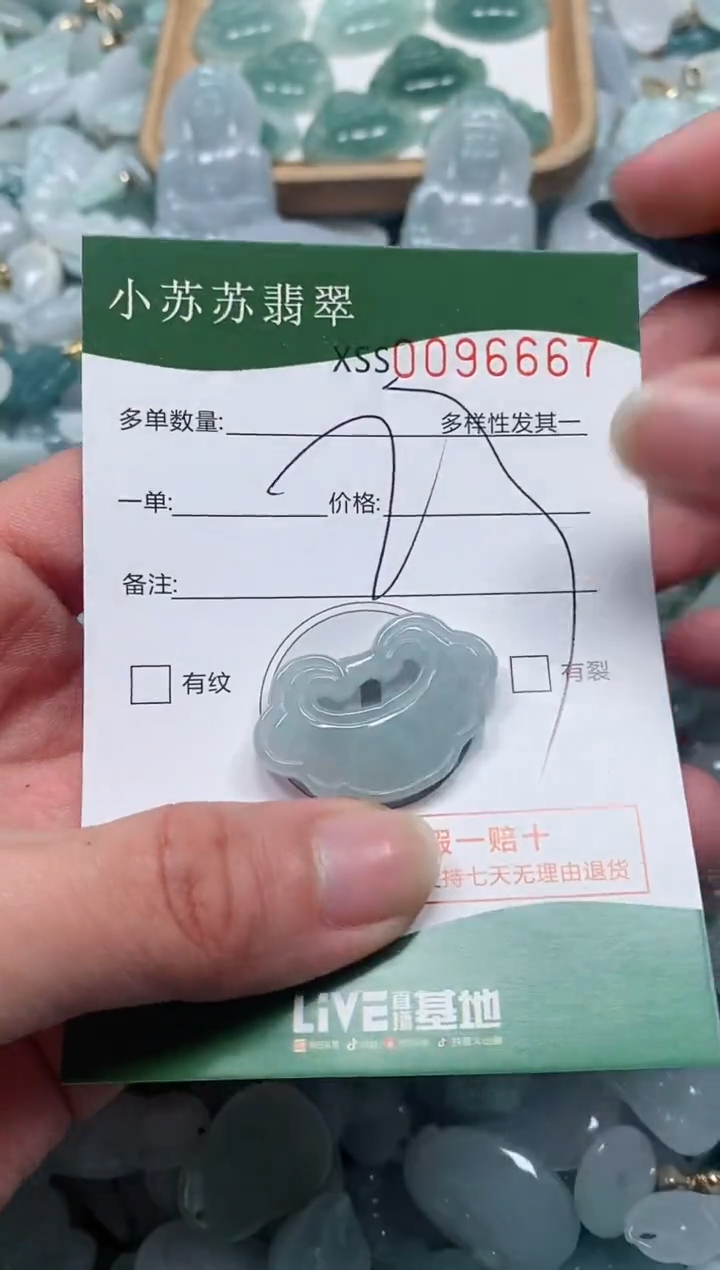 【闪购商品】翡翠颈饰未镶嵌闪购商品0096667