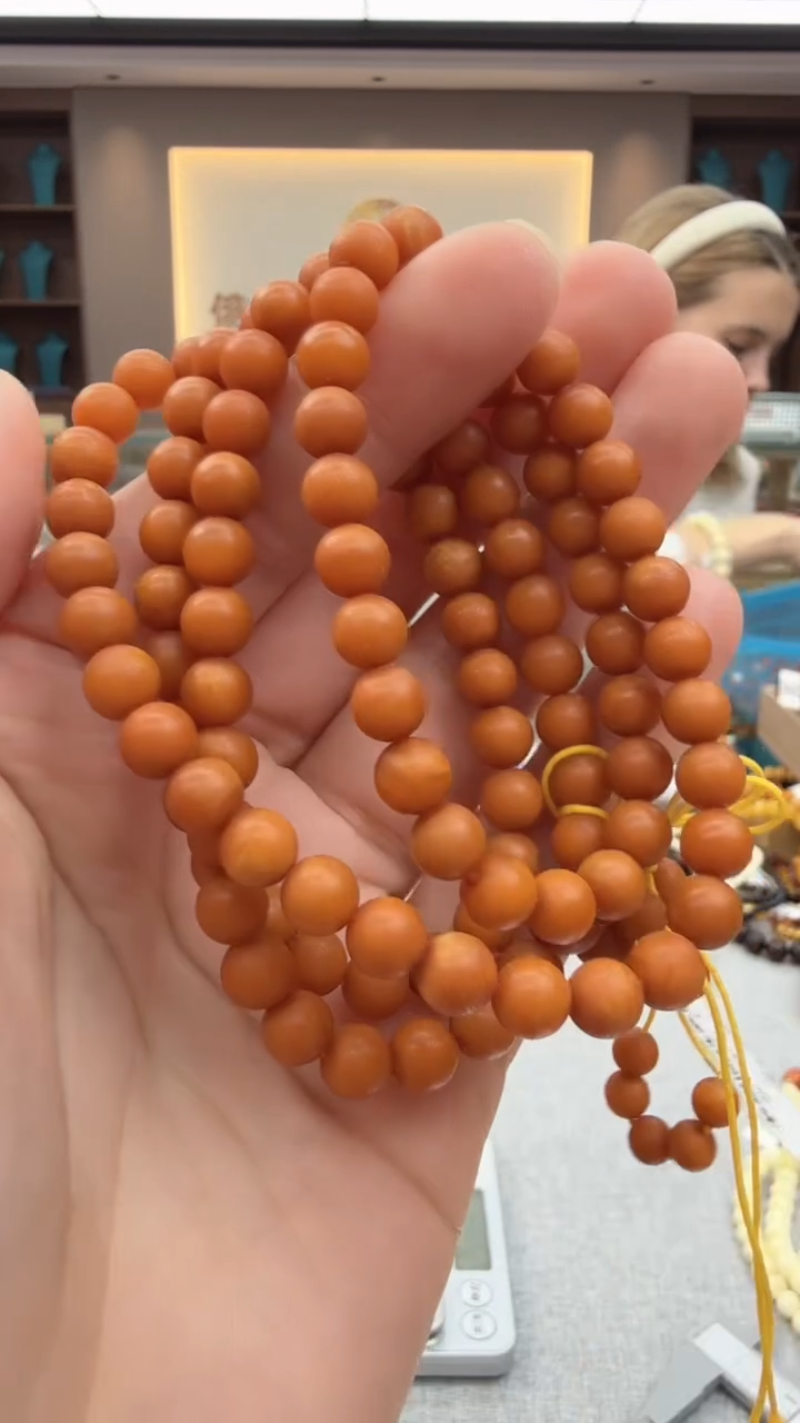 未镶嵌颈饰琥珀43秒拍号假一罚十