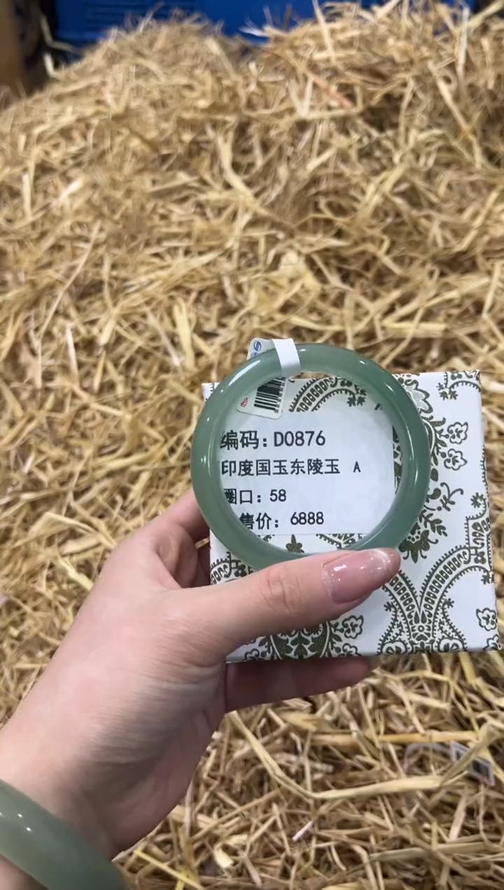 未镶嵌手镯石英质玉D0876