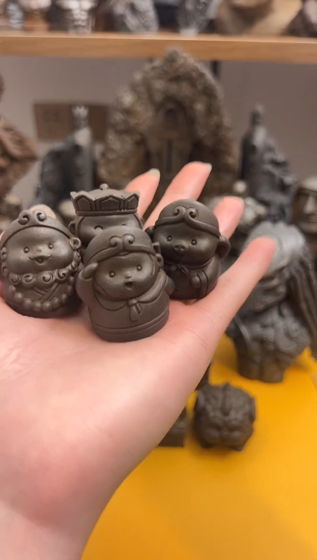 金属鱼**飞实心铁艺--西游四人组一套