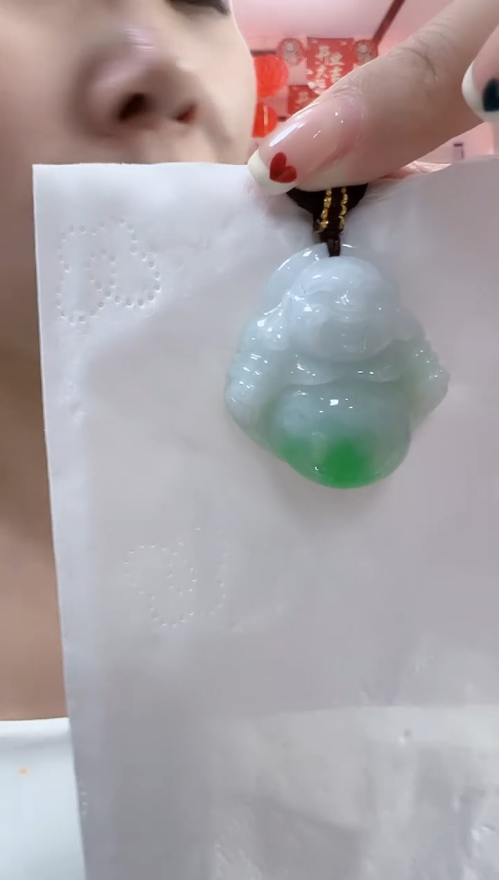 【闪购商品】翡翠颈饰未镶嵌孤品佛公