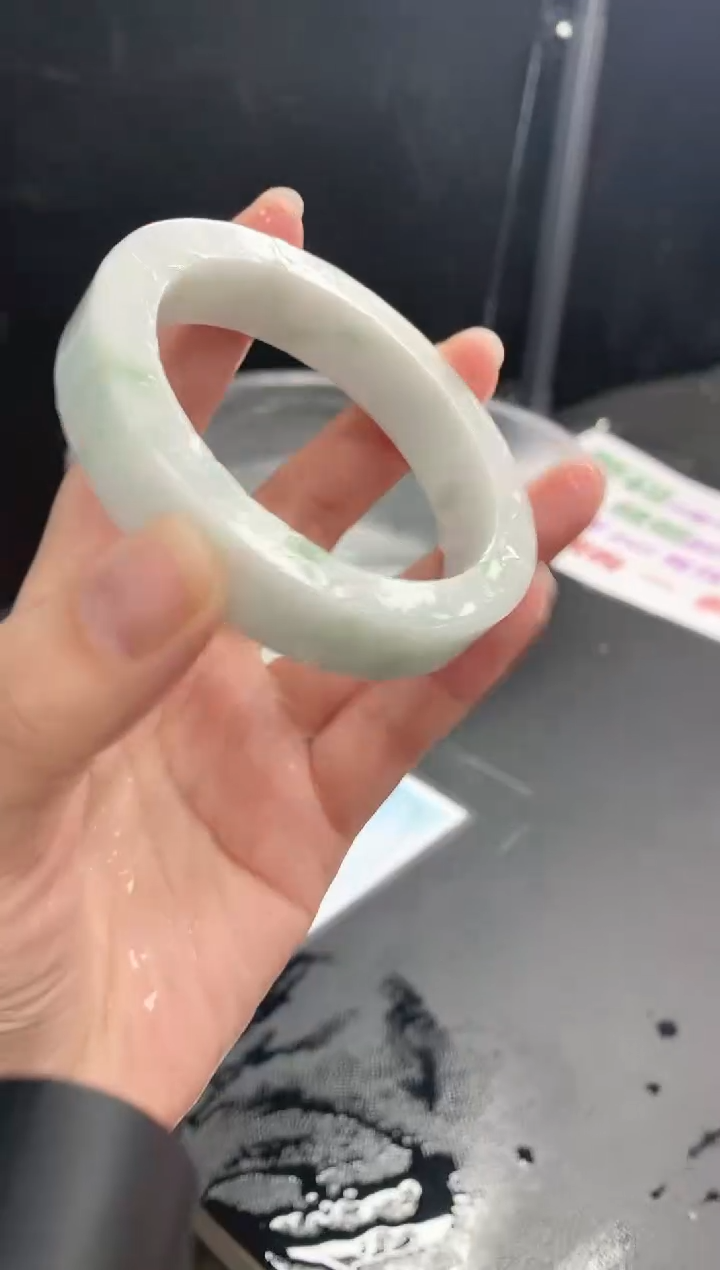 【闪购商品】定制翡翠手镯未镶嵌6 59-61正