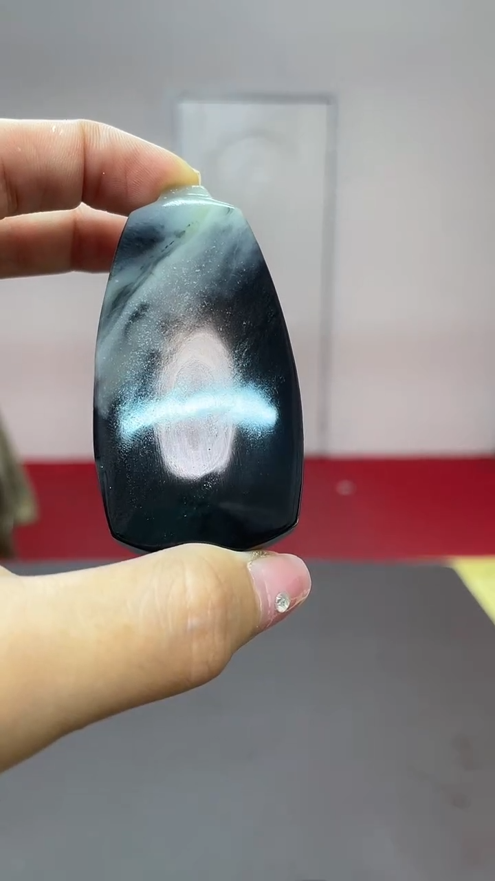 【闪购商品】和田玉颈饰未镶嵌青花无事牌吊坠