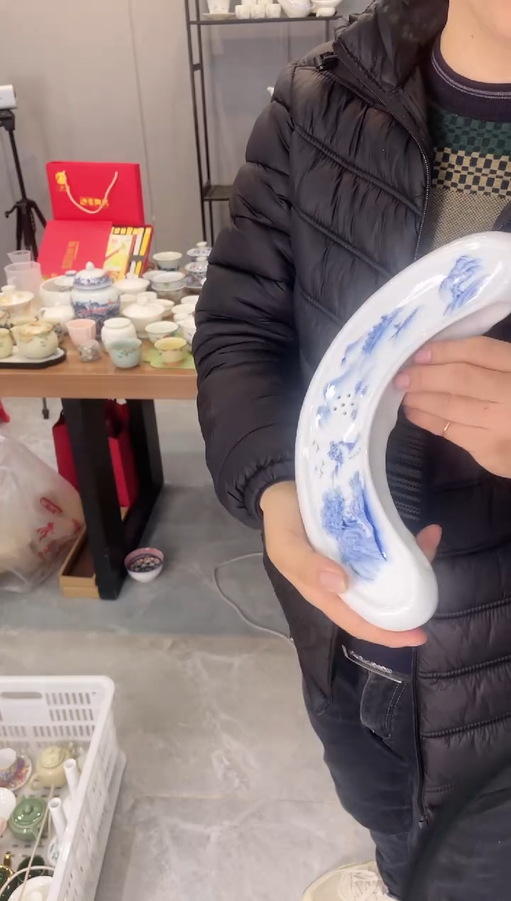 【闪购商品】【瓷心匠物】直播间福利专款山水茶盘