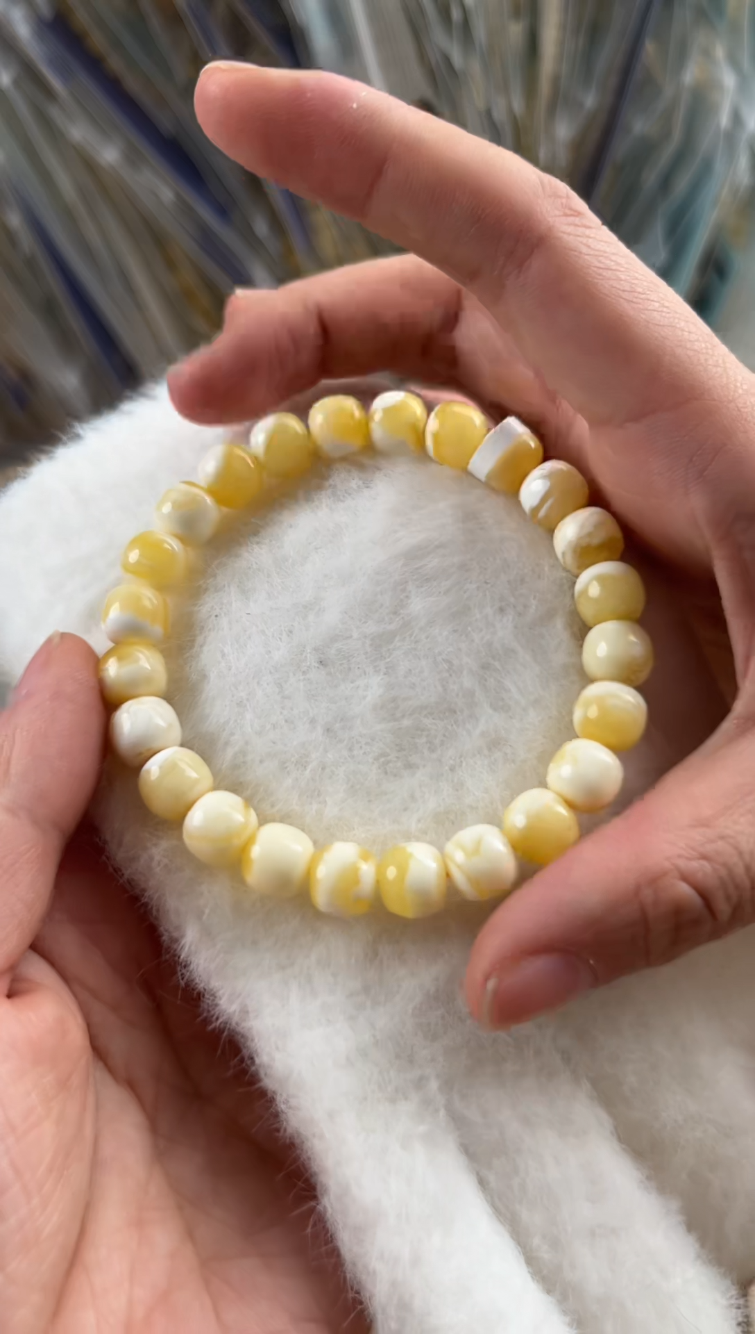 【闪购商品】蜜蜡裸石未镶嵌蜜蜡手串