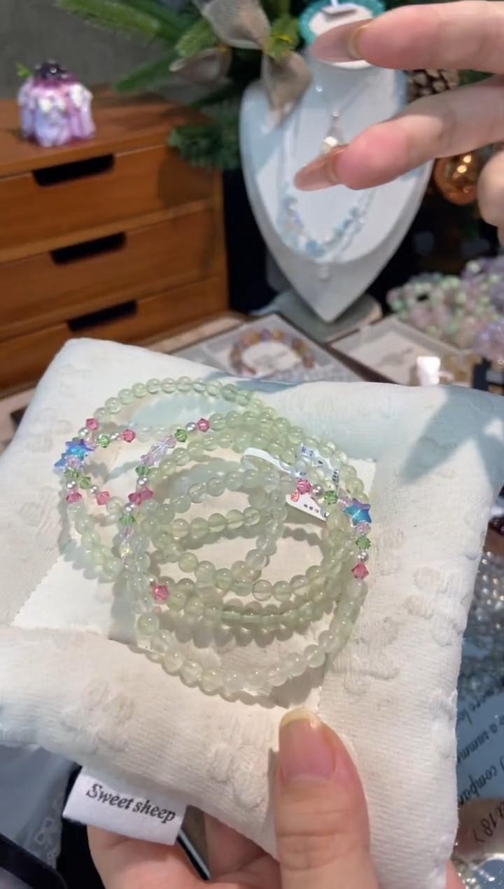 未镶嵌手串水晶孤品捡漏均匀瑕疵介意勿拍