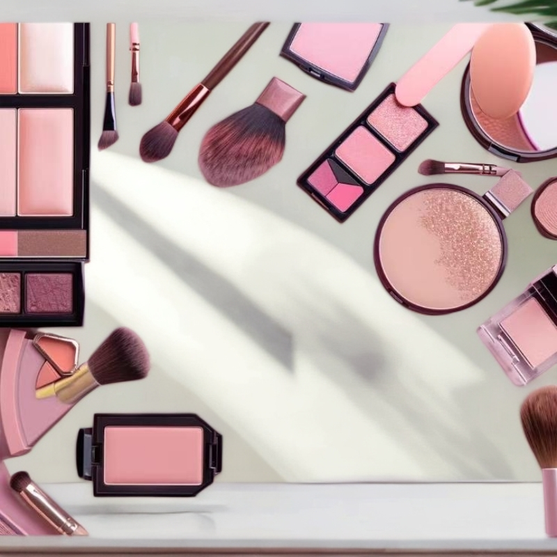 便携款可拆卸替换刷头蓝色柔软化妆刷适合