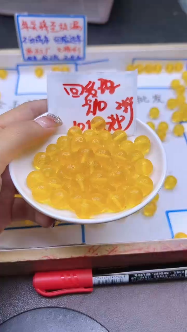 【闪购商品】蜜蜡裸石未镶嵌回纹珠Y2149 10MM 10颗