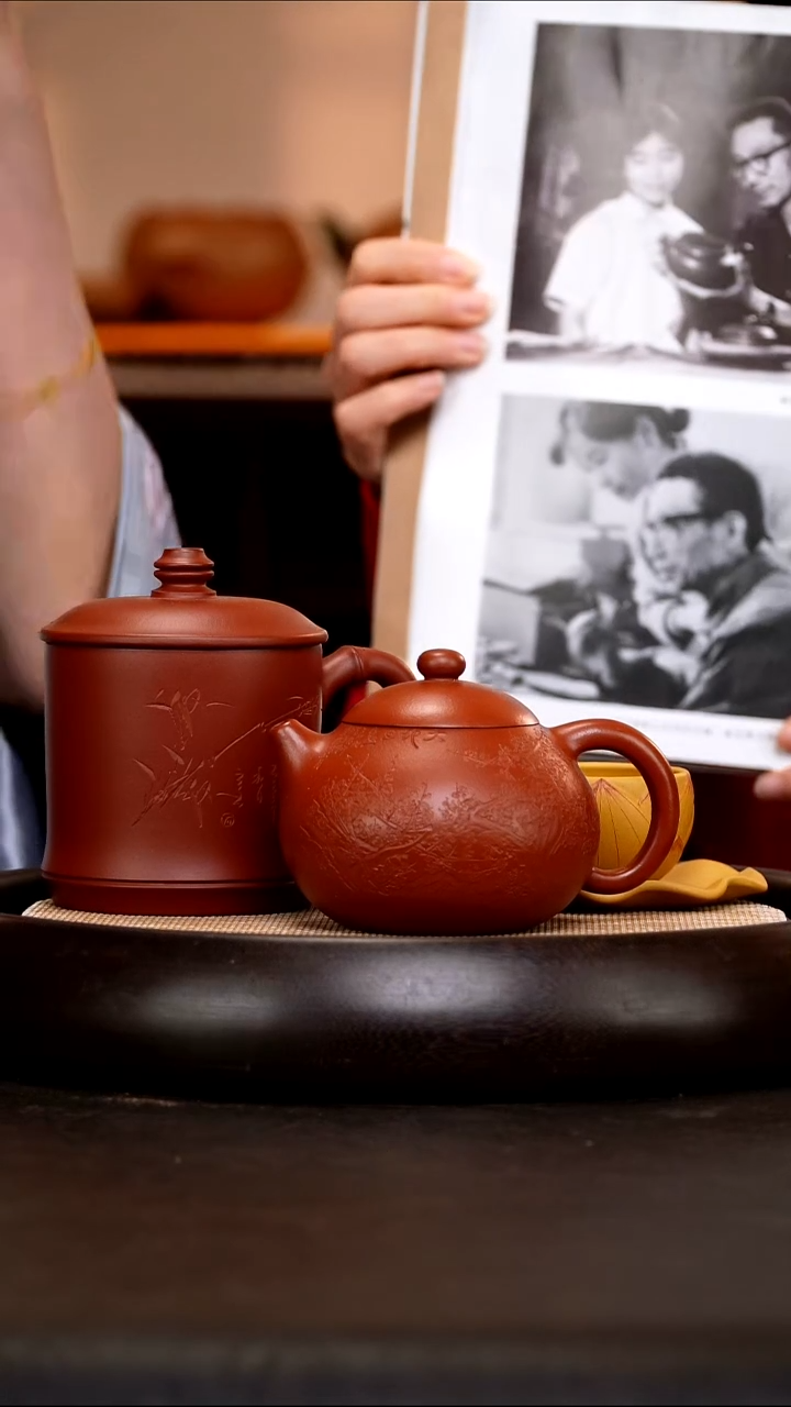 茶壶紫砂GJF8文旦  龙山朱砂  300cc