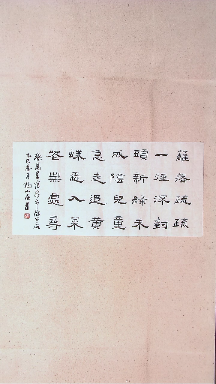 【闪购商品】书法杨小立河南南阳69*34两平尺多字