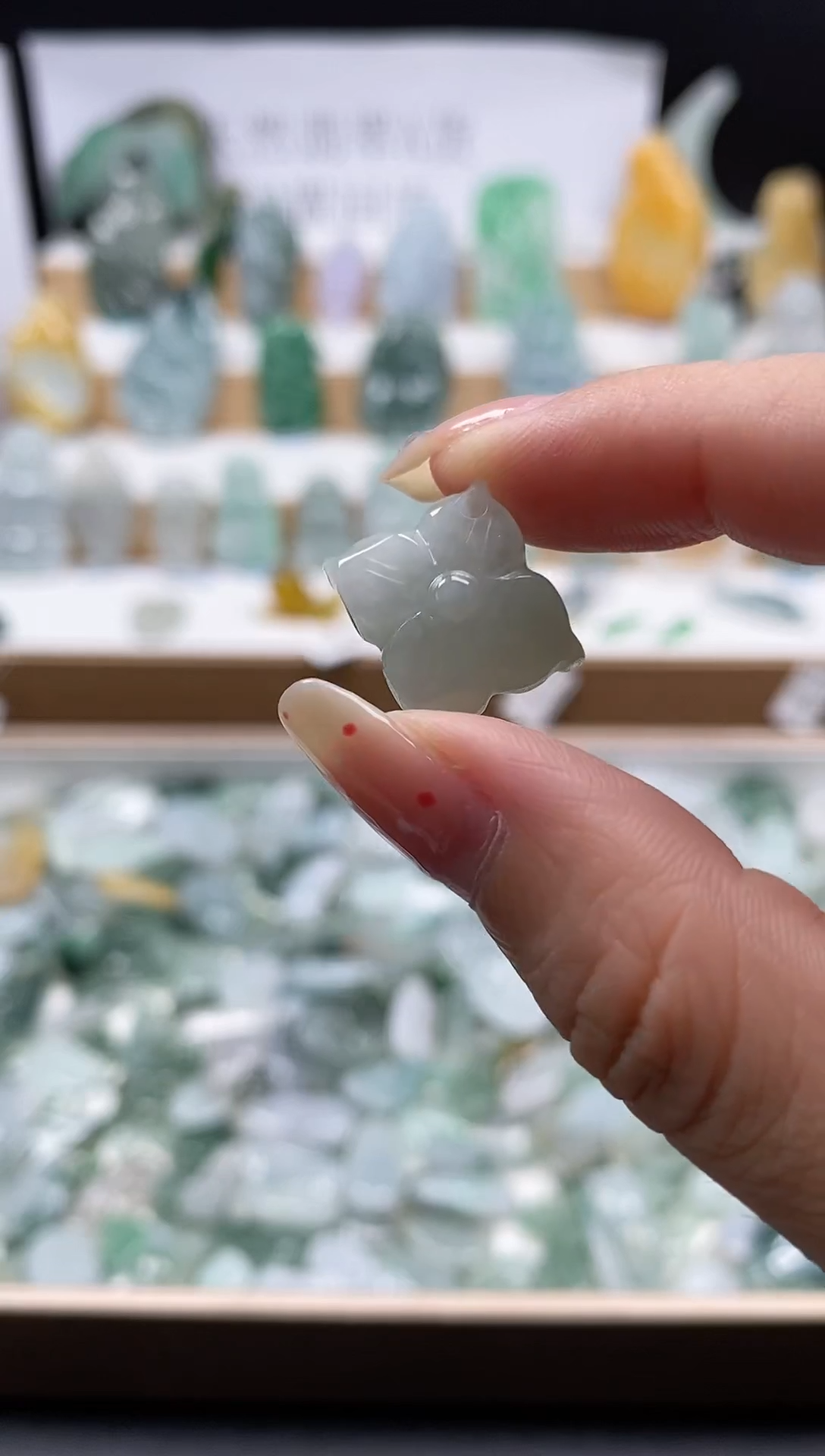 翡翠未镶嵌颈饰吊坠  31