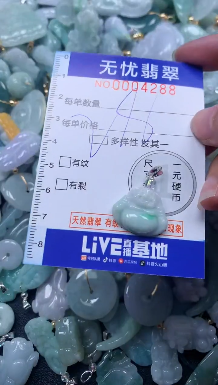 颈饰未镶嵌翡翠4288