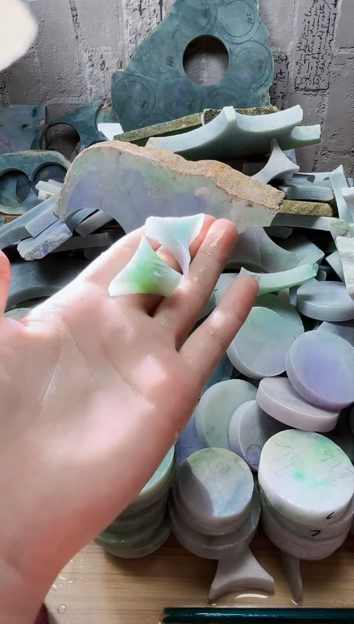 裸石翡翠天然翡翠A货 南 850