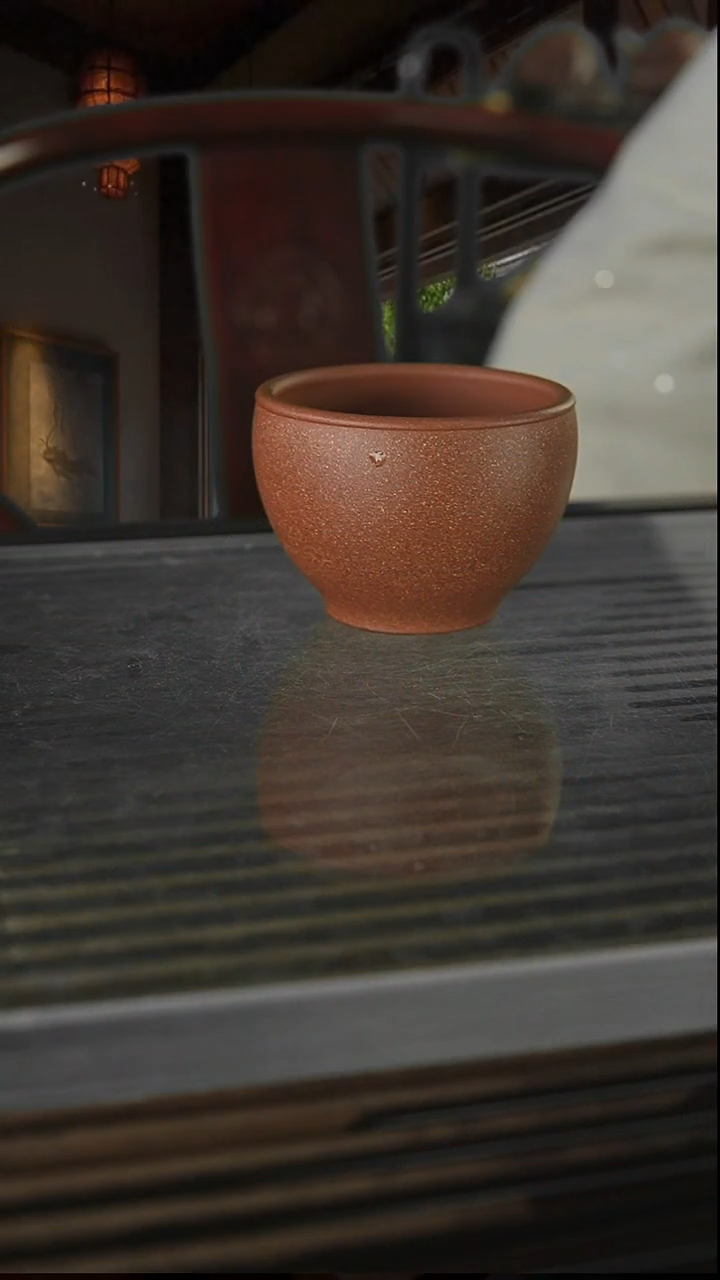 茶壶紫砂棒*糖桃花泥缸杯200cc