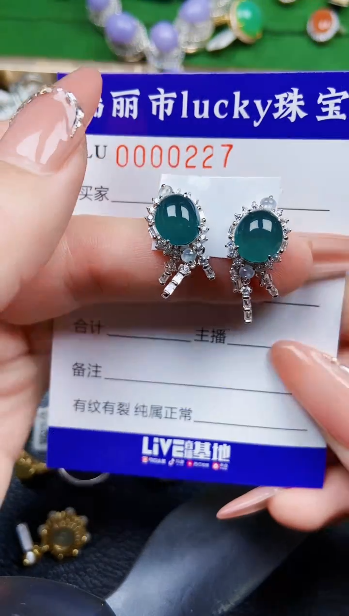 【闪购商品】翡翠颈饰银S925镶嵌0227