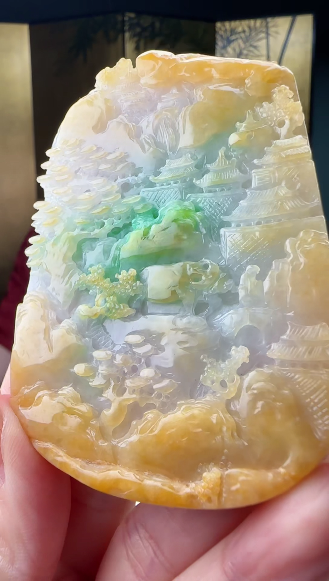 【闪购商品】翡翠颈饰未镶嵌YJ@@960Q7J03137