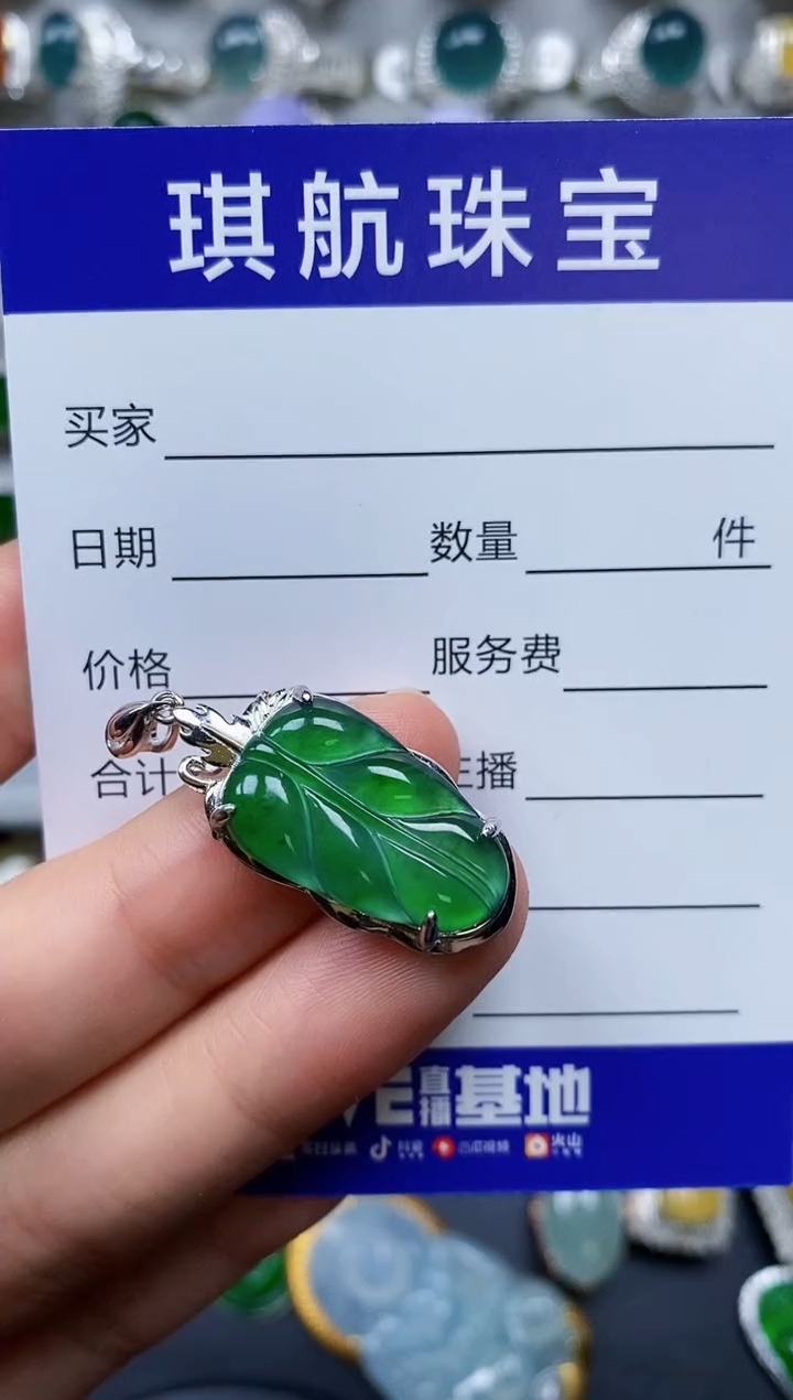 【闪购商品】翡翠颈饰银S925镶嵌0311