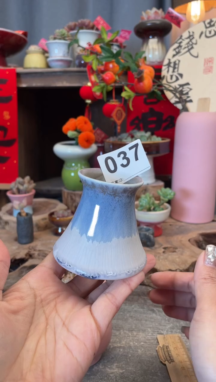 【闪购商品】摆件037知木小芳花盆