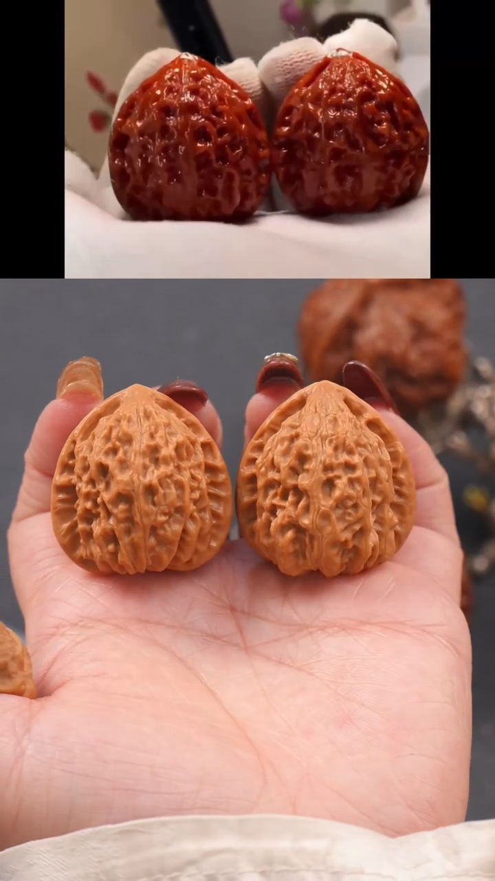 【闪购商品】文玩核桃把件34蜡皮金牛（微修）