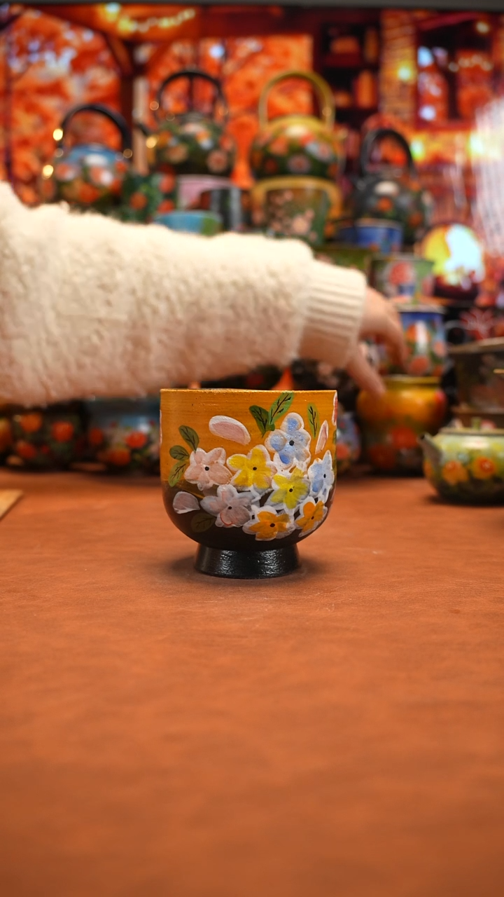 油画   釉下彩  杯子