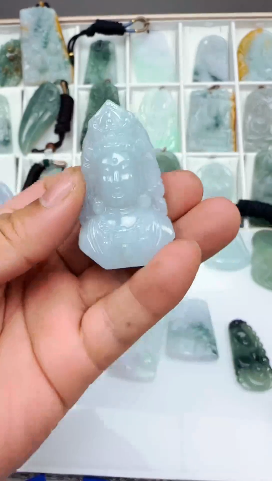【闪购商品】翡翠颈饰未镶嵌缅甸天然A货翡翠