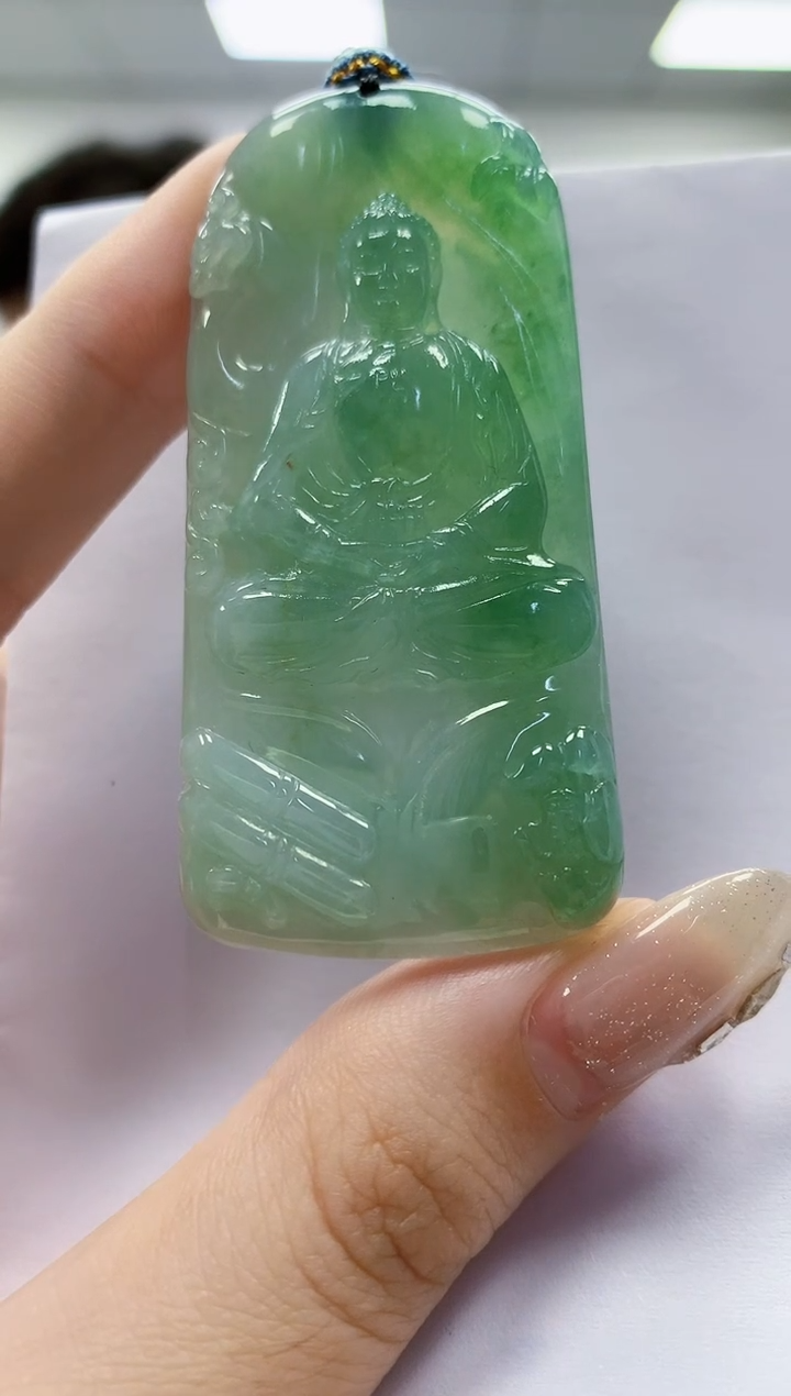 未镶嵌定制翡翠4917jw-毛货挂件48