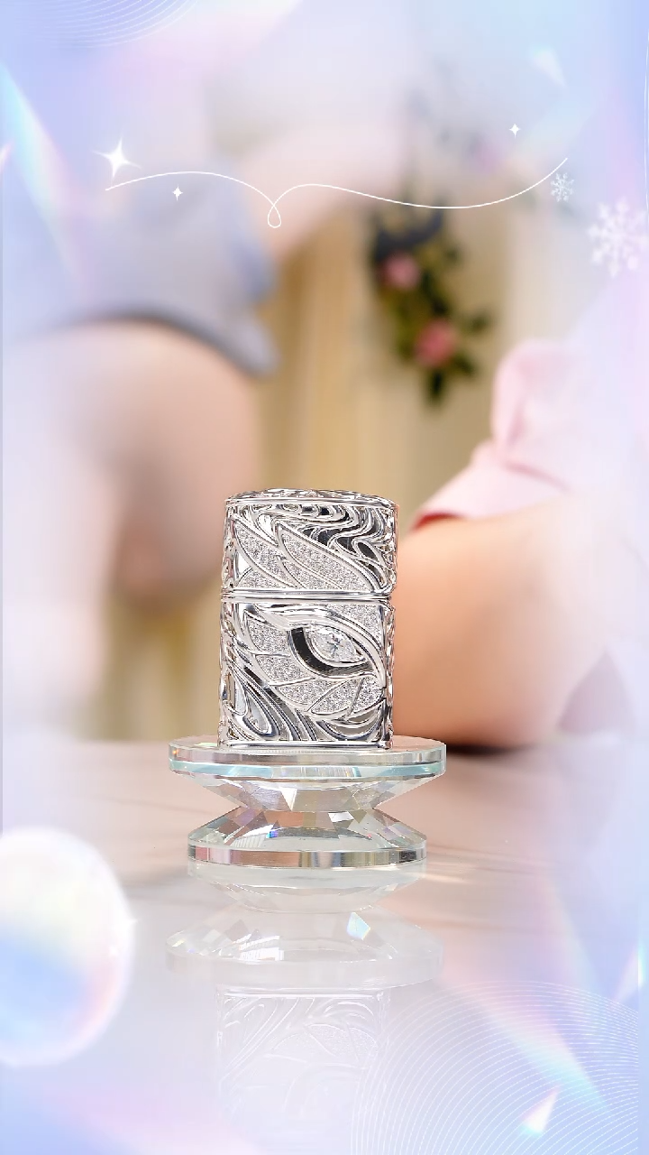 Zippo满钻眼睛 不发油