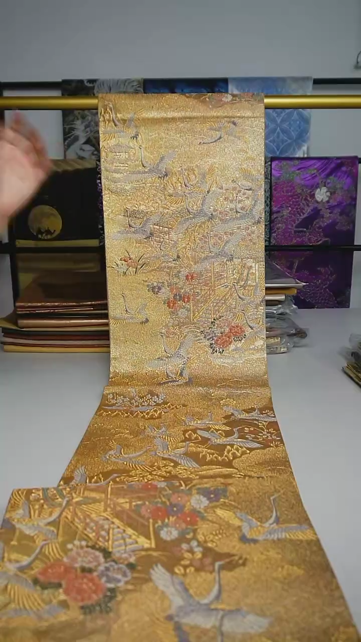 织绣127 六通仙鹤洛中洛外