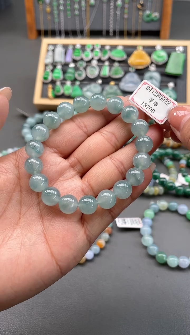 未镶嵌手串翡翠0412FG022