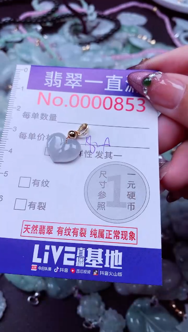 颈饰未镶嵌翡翠853