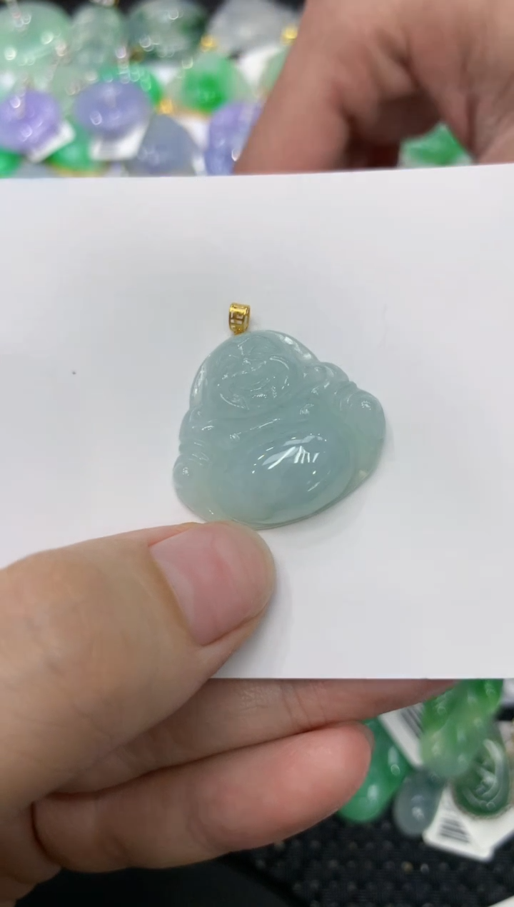 【闪购商品】翡翠颈饰18K金镶嵌111111111