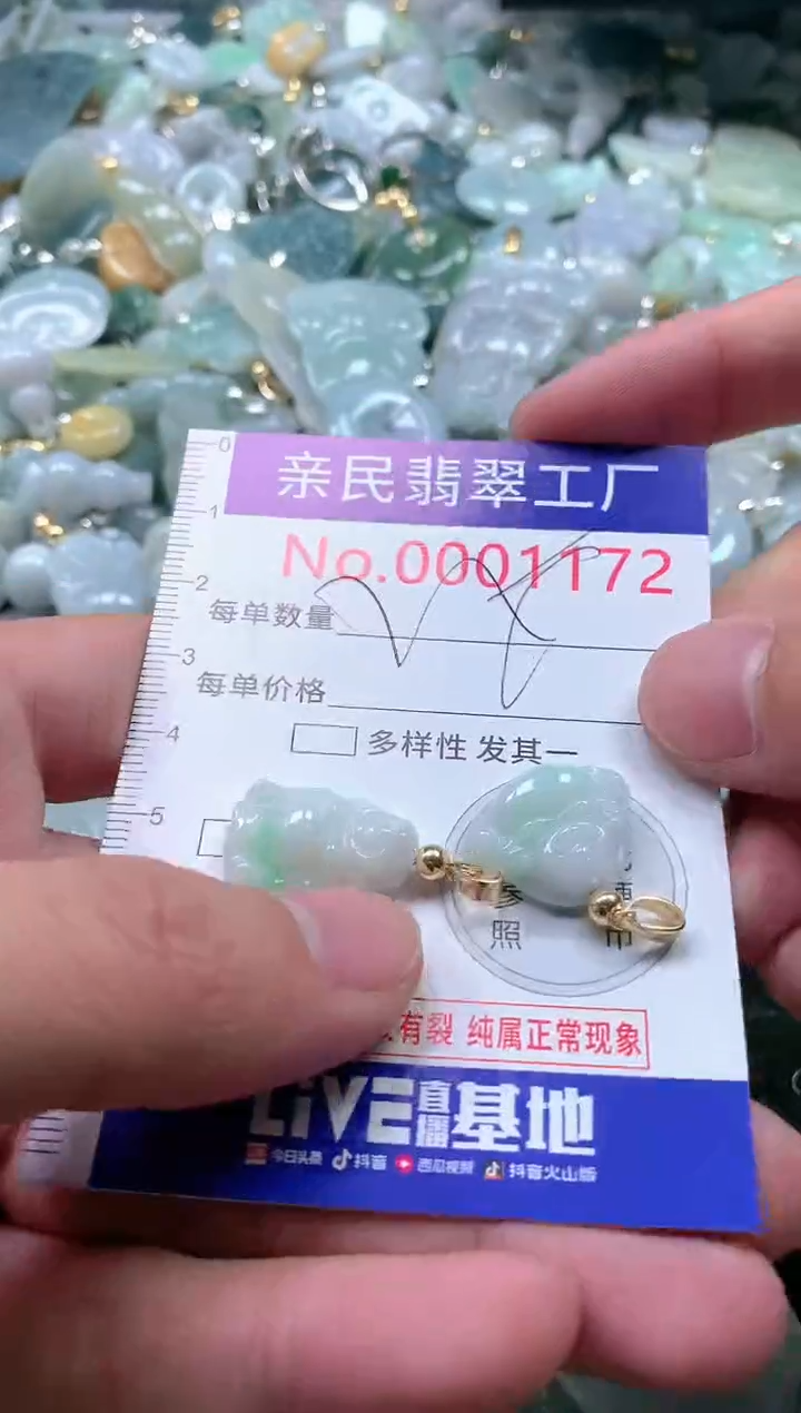 【闪购商品】翡翠吊坠(不含链)未镶嵌1172