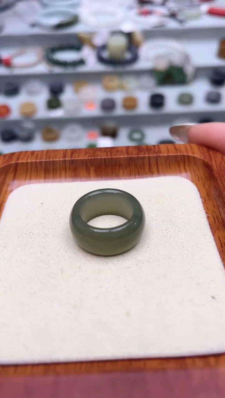 【闪购商品】和田玉戒指未镶嵌13号