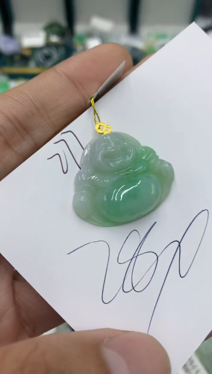 翡翠18K金镶嵌颈饰号链接1111111