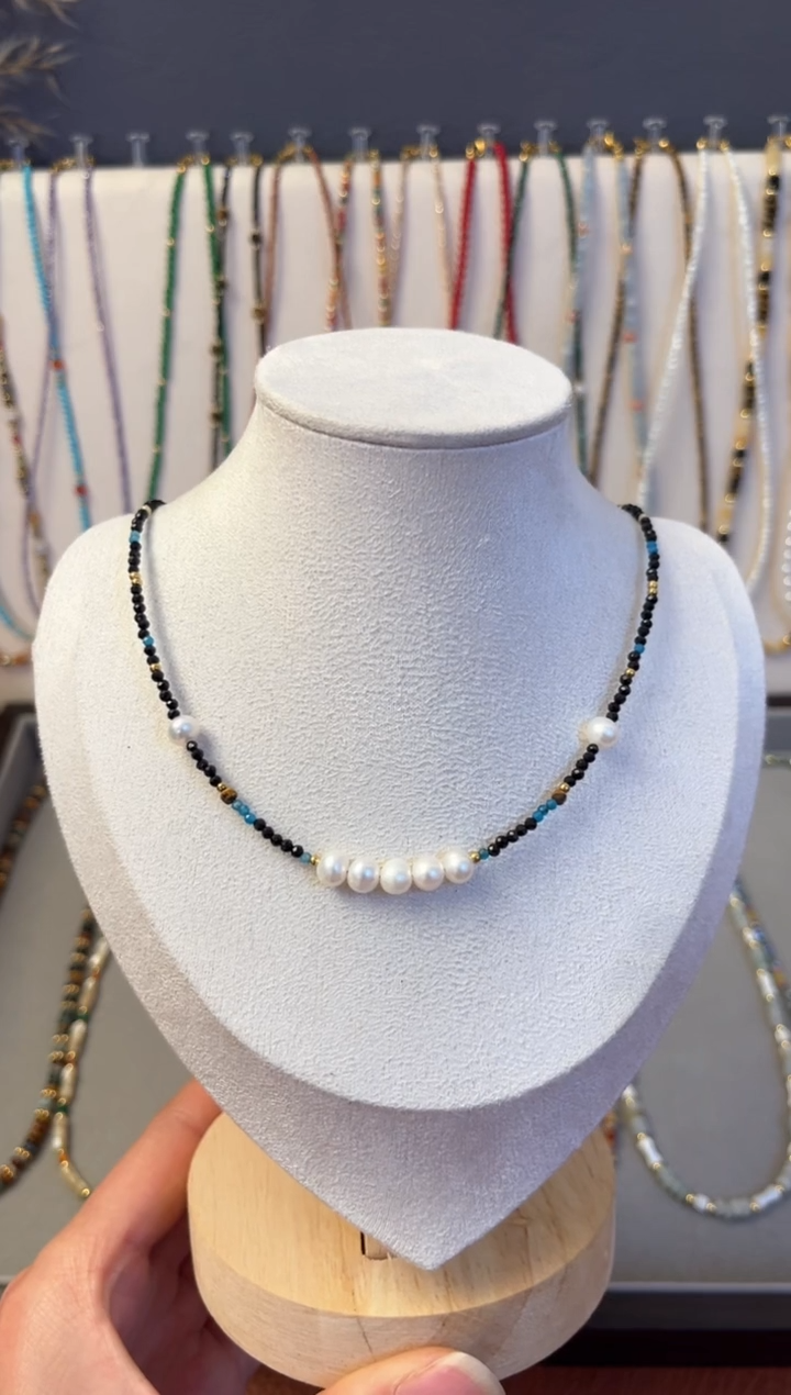 【闪购商品】石英质玉项链合金3号